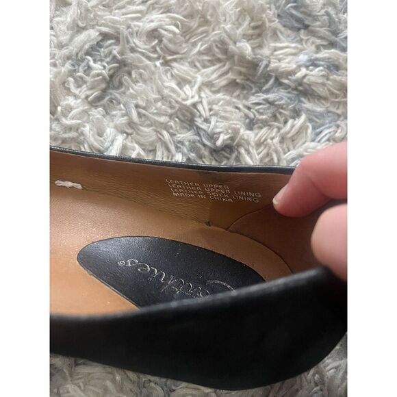 Earthies Shoes Womens 8.5 B Vanya Pewter Ballet Flat Slip On Leather Casual - Picture 8 of 8